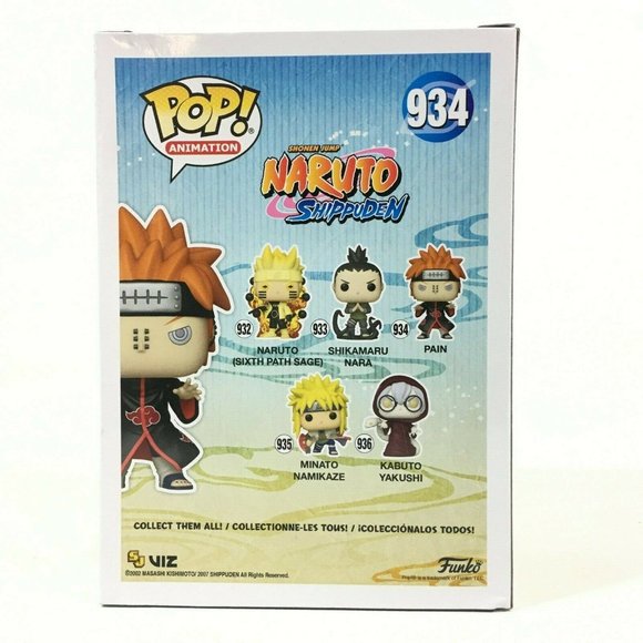 Funko Pop! Animation Naruto Shippuden PAIN 934 Vinyl Figure - Picture 4 of 10